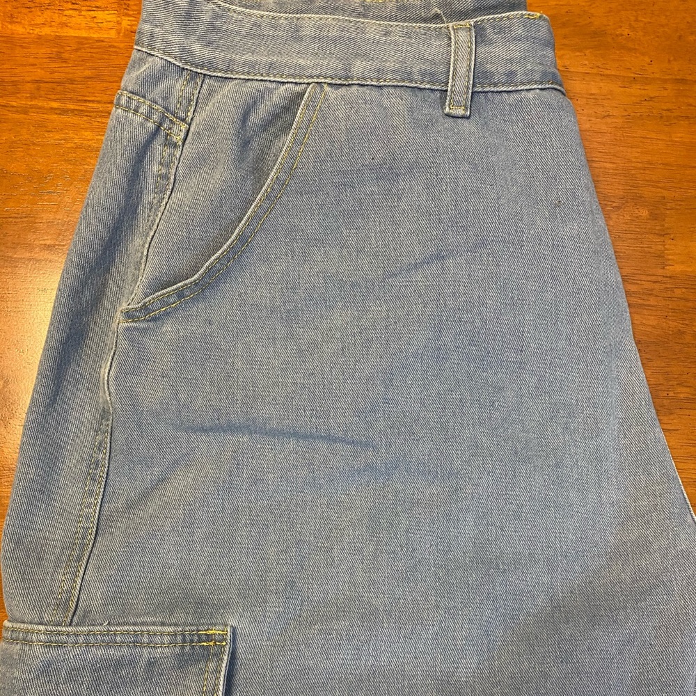 Jean cargo joggers